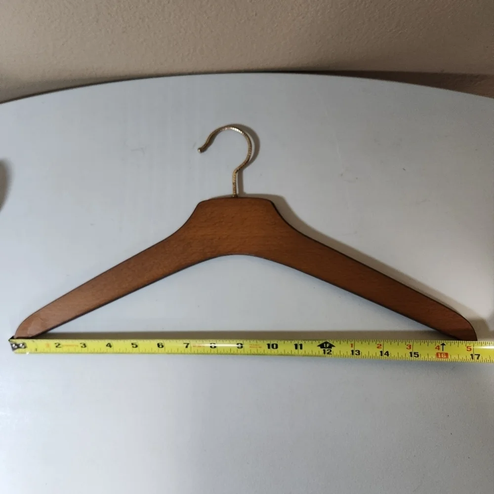 Vintage Handpainted Floral Folk Art Wooden Hanger